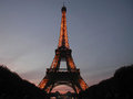 Eiffel Tower at Dusk