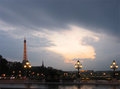 Eiffel Tower Across The Seine