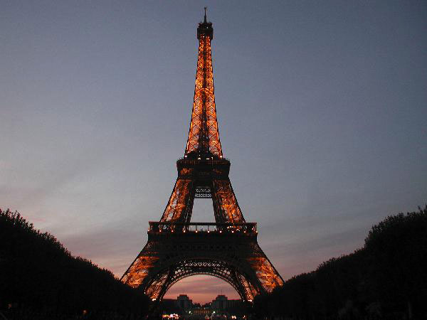 Eiffel Tower at Dusk