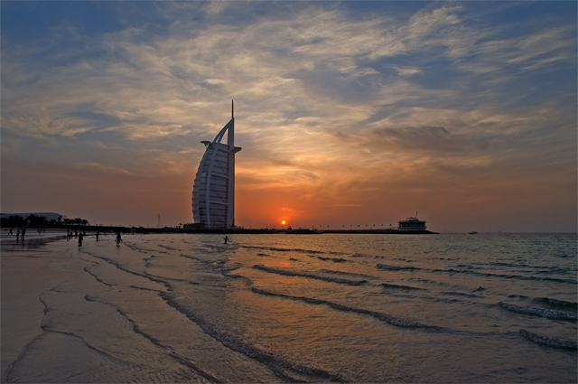 Burj Al Arab at Sunset