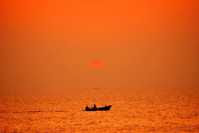 Ship with SunSet