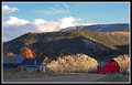 Red rocks - Red barn