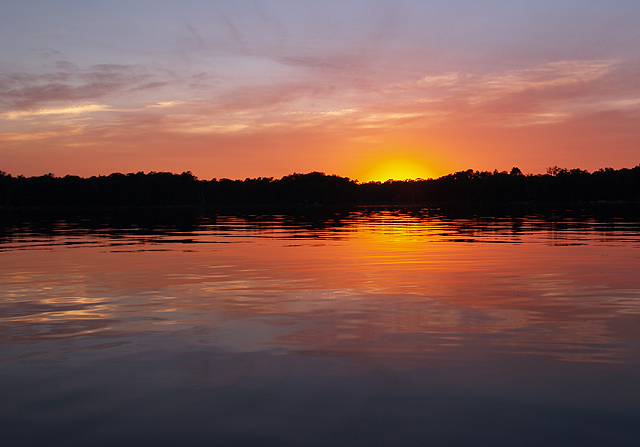 Minnesota Summer Sunset on the Lake