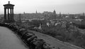 Overlooking Edinburgh (B&W)