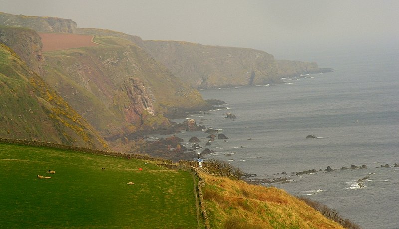 Scottish Coastline (from a moving train)