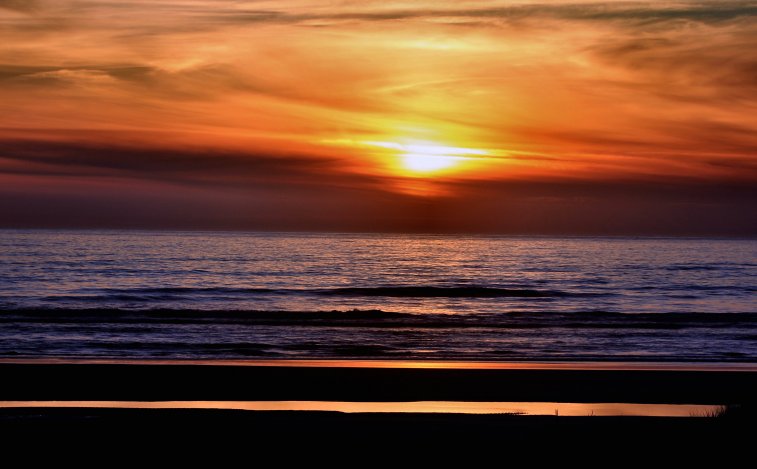Sunset in Seal Rock