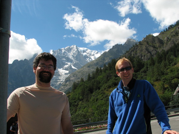 Mt. Blanc, Andrew, and me
