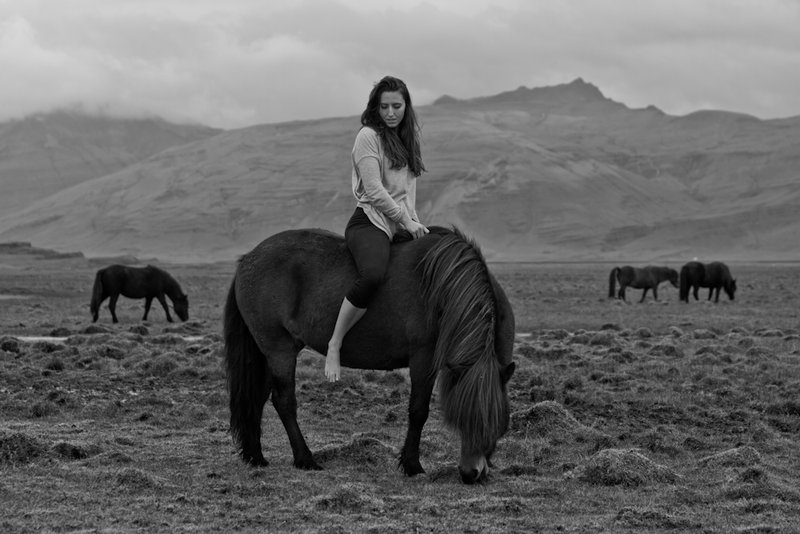 Past an abandoned farm in Iceland
