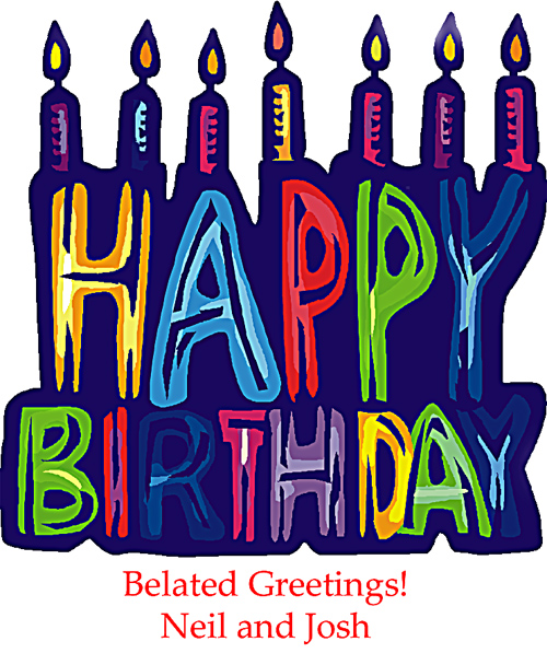 Birthday card Neil Josh