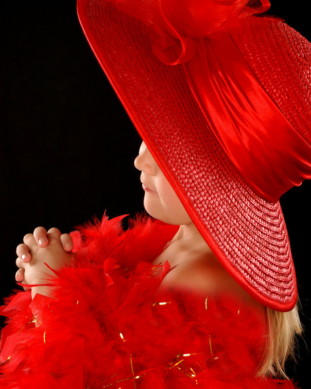 Lillian in Red
