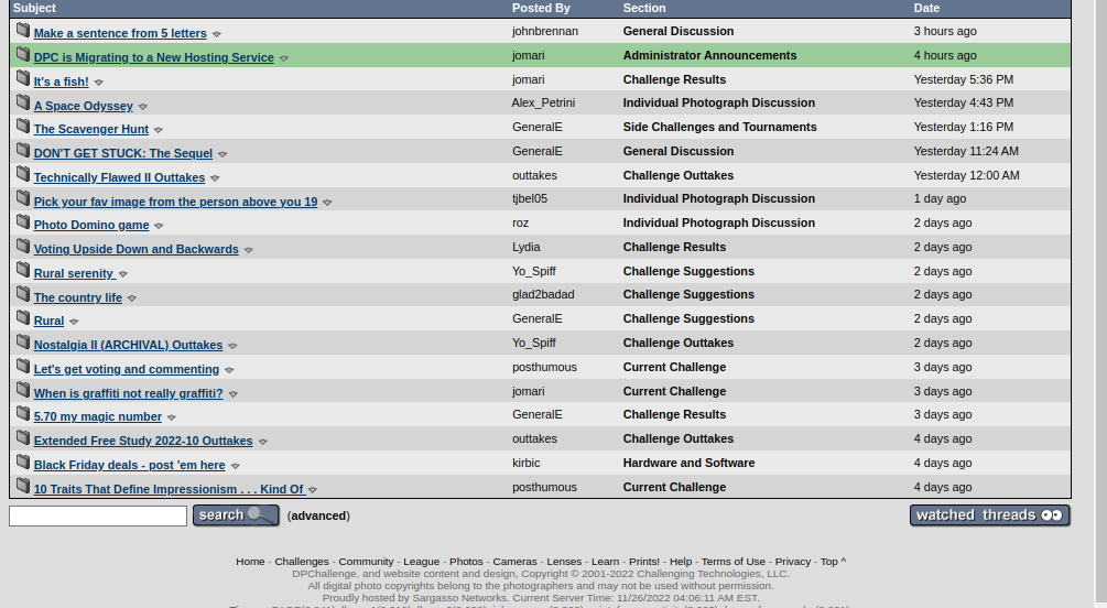 Before: Forums