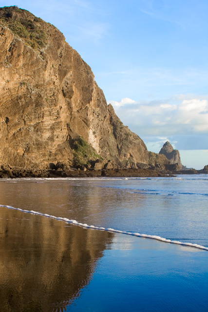 Reflections on a low tide