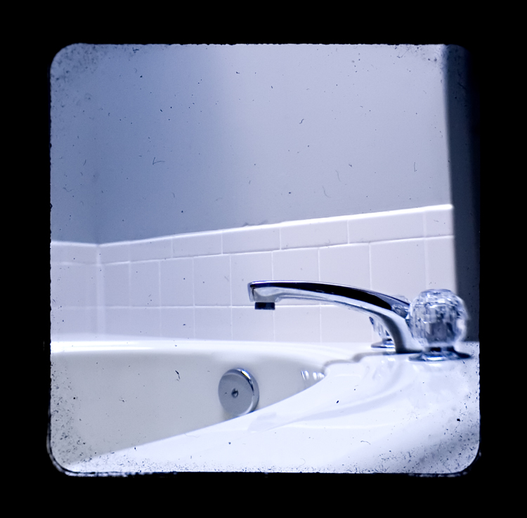 through the viewfinder