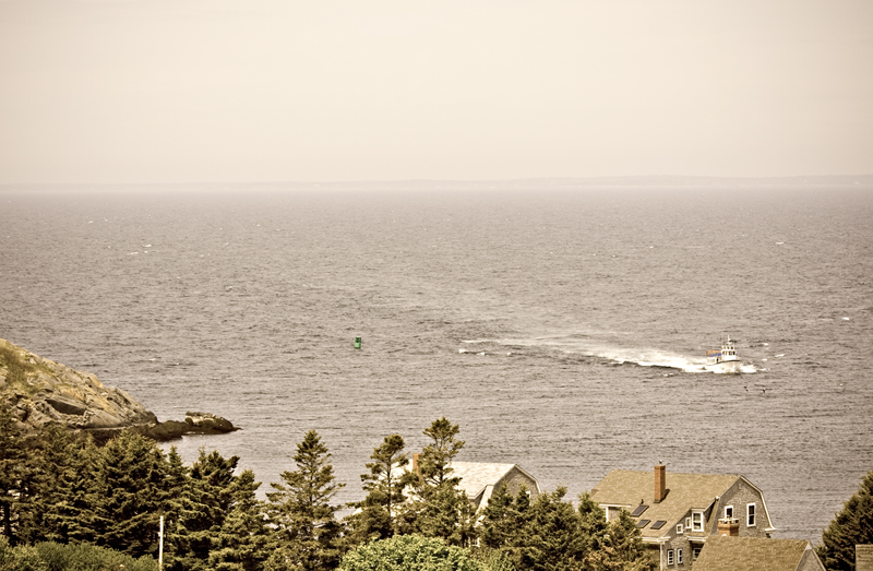 approaching Monhegan