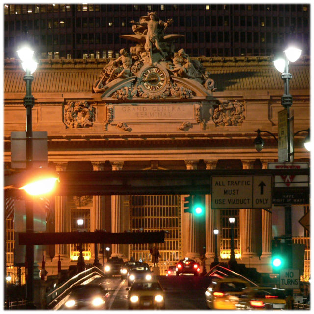 50Day21: Grand Central Station Exterior - Night