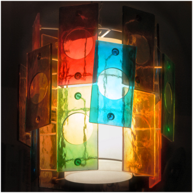 50Day31: Vintage Swag Lamp