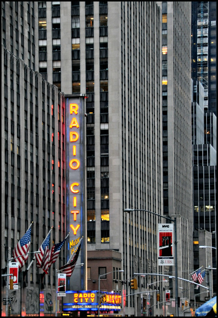 Sixth Avenue and Radio City Music Hall