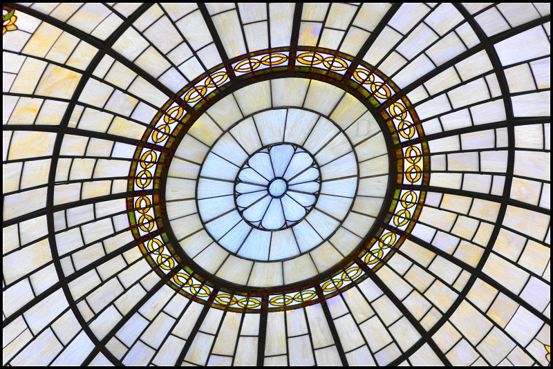 The Plaza's Palm Court Ceiling (Detail)