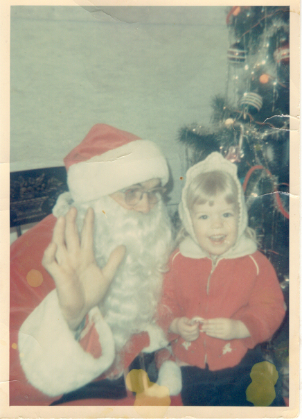 Santa & Trish - before