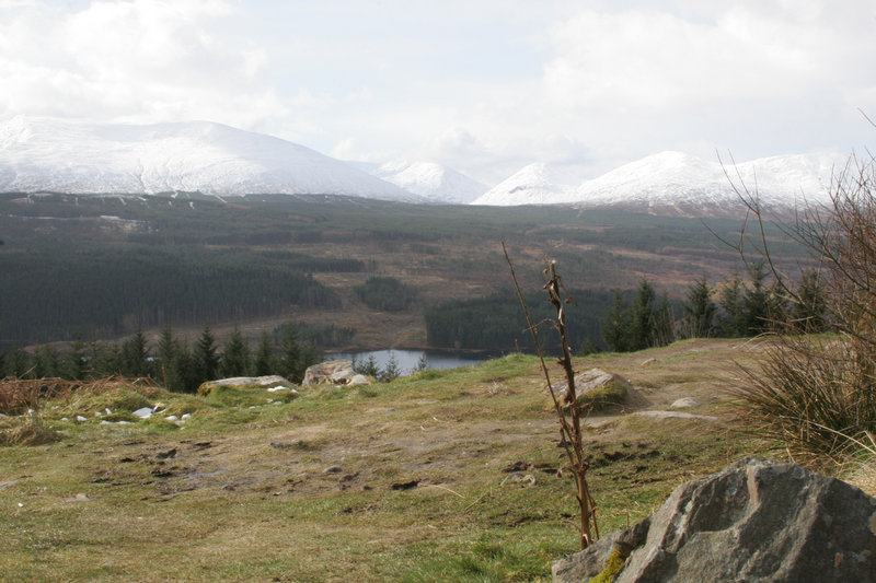 Scottish Highlands Landscape