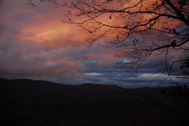 Sunset on the Blue Ridge Pky