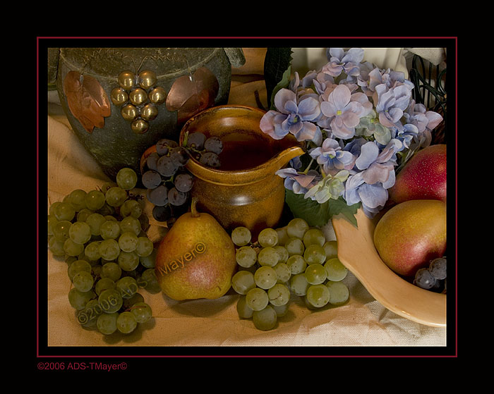 Grapes and pears
