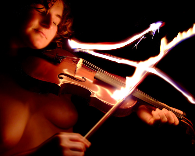 The violinist