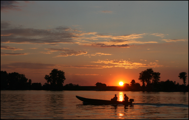 Boat on the river