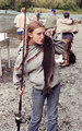 ashlee with russian river salmon