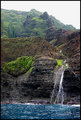 Waterfall on the Nepali Coast