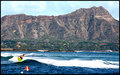 Diamond Head and Surfer