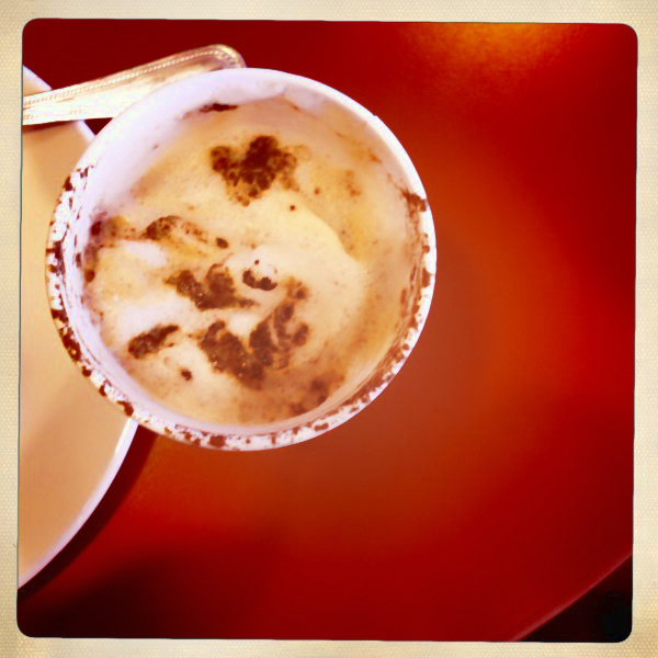1060 Cream Puff & a latte at Starbucks