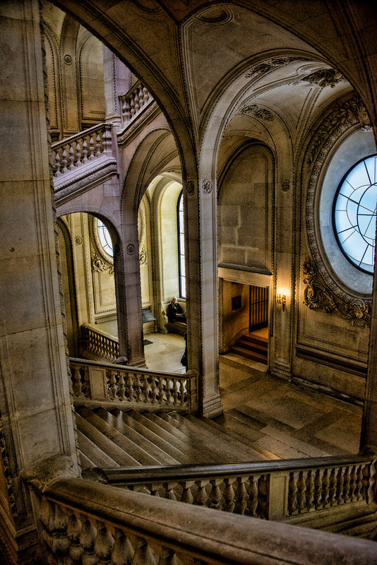 Louvre Back Staircase