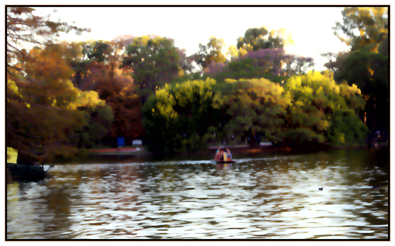 Bote en el lago