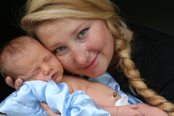 Happy Mother and child