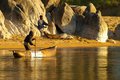 Malawi - roping in the fishing nets