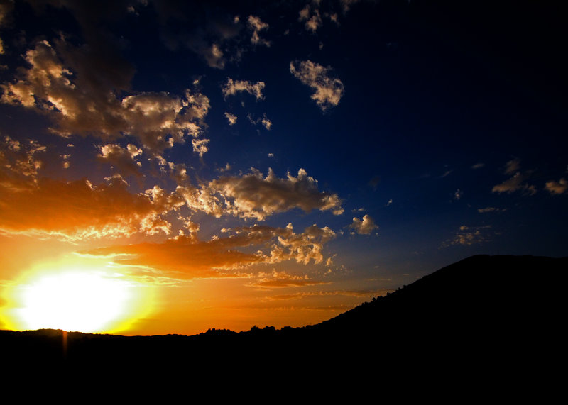 Sunset over Mediterranean