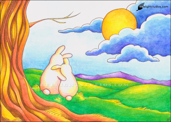 Little Rabbit - Bunny Hug Color (5x7)