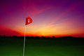 Sunset golf