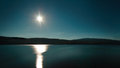 moon over water