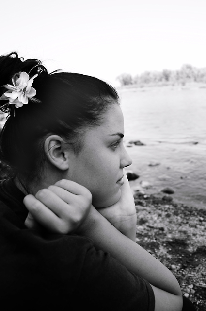 lauren by the river