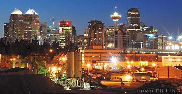 industrail and downtown calgary