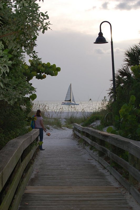 Sailboat Passing