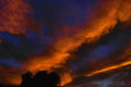 sky on fire 