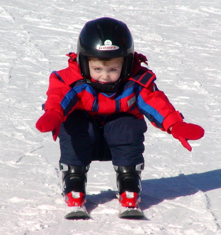 Eric, 3 yr old downhill racer/jumper