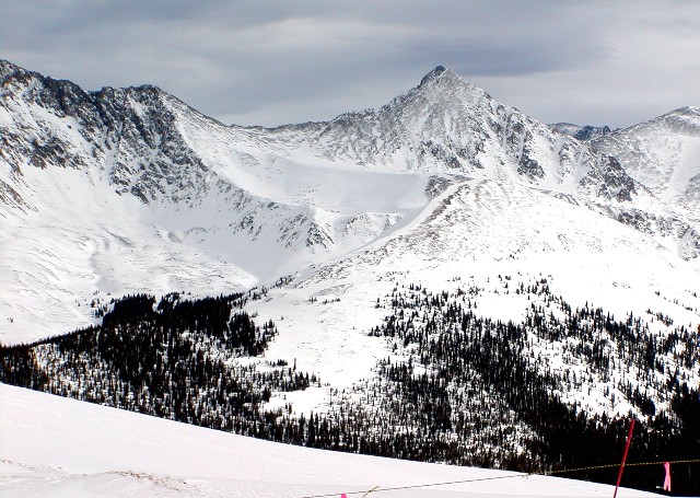 View of ski run at Copper Mtn