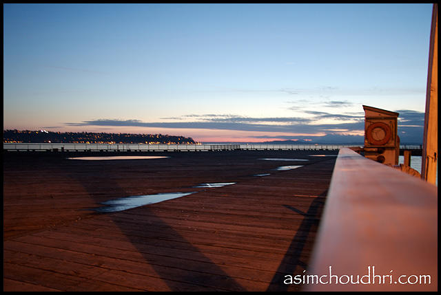 Pier at sunset