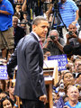 Obama Rally - Waiting for a Mic