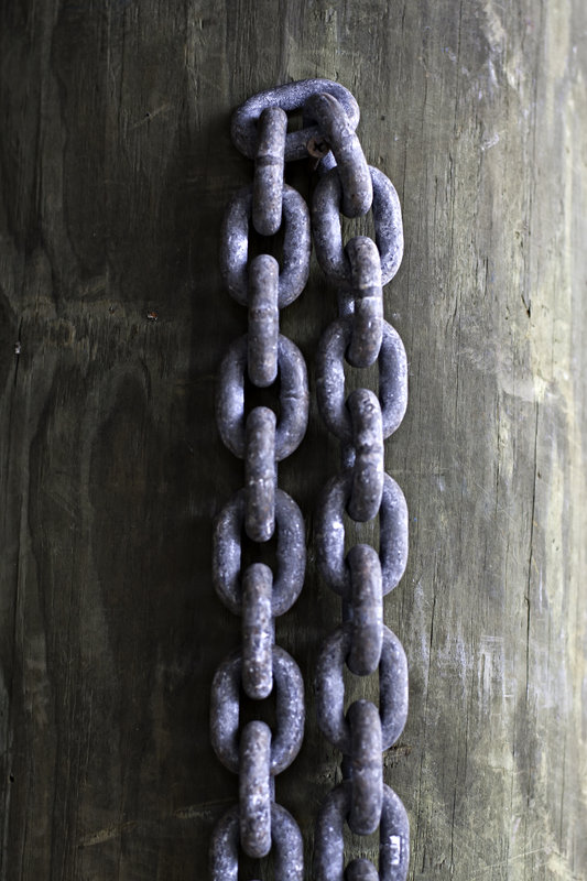 Chain on Post