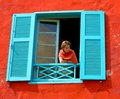 Window Watcher on Goree Island